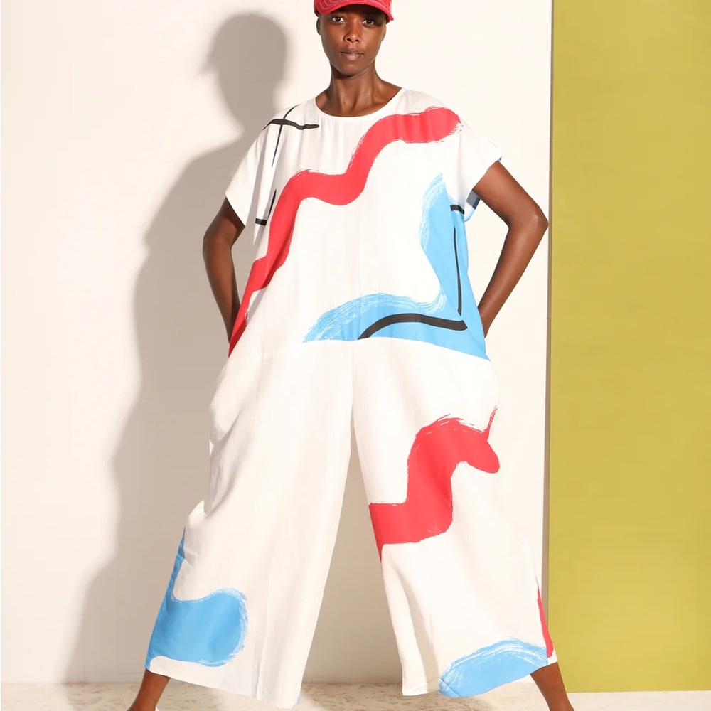 LF Markey Avery jumpsuit O/S printed jumpsuit